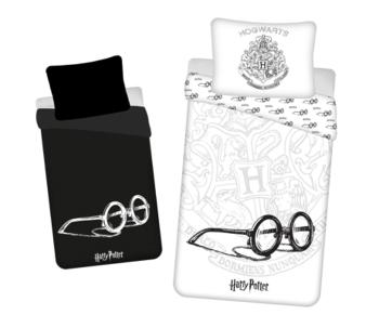 Lenjerie de pat pentru copii Harry Potter cu efect luminos 140x200 cm + 70x90 cm