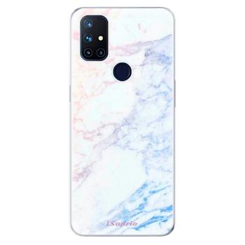 Odolné silikonové pouzdro iSaprio - Raibow Marble 10 - OnePlus Nord N10 5G