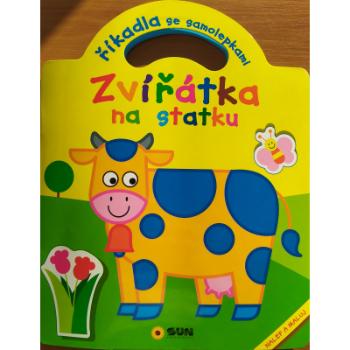 Zvířátka ze statku - říkadla se samolepkami