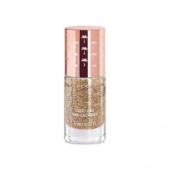 Naj-Oleari Oleo gel Nail Lacquer lak na nehty s gelovým efektem -  33 glim.gold 8 ml