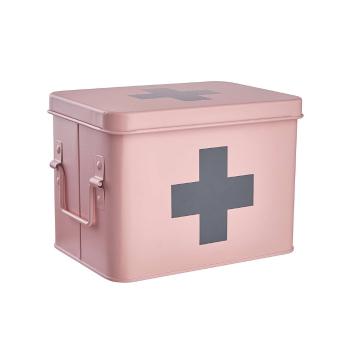 MEDIC Box na léky - sv. růžová