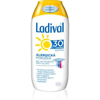 Ladival Alergická pokožka ochranný krémový gel na opalování proti sluneční alergii SPF 30 200 ml