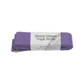 SHARP SHAPE YOGA STRAP Jóga páska, fialová, velikost