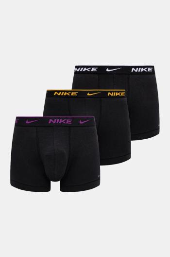 Boxerky Nike 3-pack pánské, černá barva, 0000KE1007