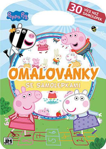 Omalovánky se samolepkami - Peppa pig