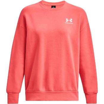 Under Armour ESSENTIAL FLC OS CREW Dámská mikina, červená, velikost