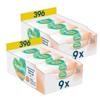 Pampers Harmonie Protect &amp; Care nedves Törlőkendő 18x44db