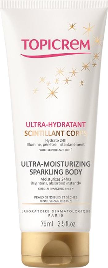 Topicrem Hydratační tělový krém se třpytivým efektem Ultra Hydratant (Ultra Moisturizing Sparkling Body) 75 ml