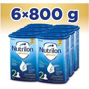 Nutrilon 2 Pokračovací mléko 6+  6× 800 g (8595002109926)