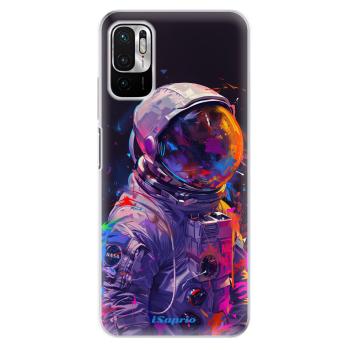 Odolné silikonové pouzdro iSaprio - Neon Astronaut - Xiaomi Redmi Note 10 5G