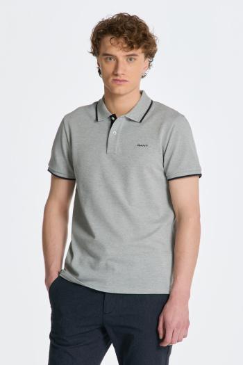 POLOKOŠILE GANT PIQUE SS POLO GREY MELANGE