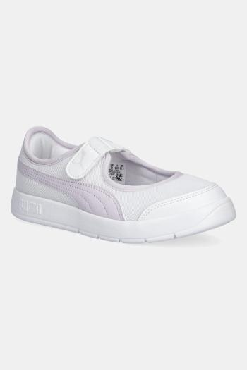 Detské tenisky Puma Courtflex v3 Lina V biela farba, 400578