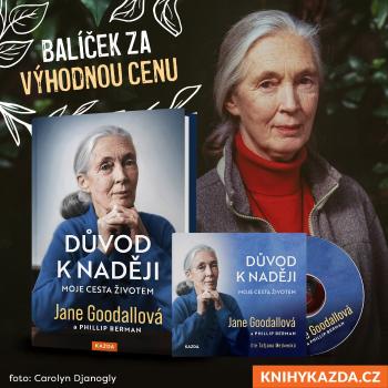 Jane Goodallová Důvod k naději - kniha a CD