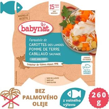 BABYNAT Mrkev a brambory s treskou 260 g (3288131530536)