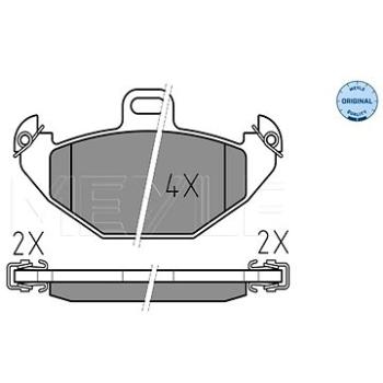 MEYLE Brzdové destičky zadní (0252196514)
