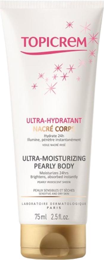 Topicrem Perleťový ultra hydratační tělový krém Ultra Hydratant (Ultra Moisturizing Pearly Body) 75 ml