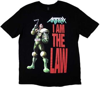 Anthrax Tričko I am the Law Unisex Black M