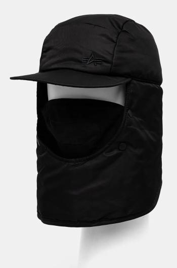 Čepice Alpha Industries černá barva, z husté pleteniny, 148904