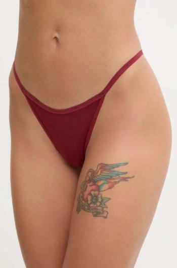 Tanga Calvin Klein Underwear černá barva, 000QD5122E