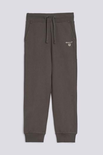 TEPLÁKY GANT D2. CONTRAST SHIELD SWEAT PANTS DARK GRAPHITE