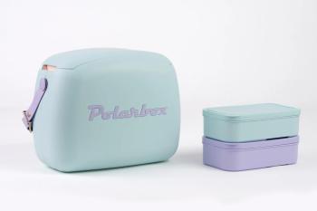 Chladicí box POP Summer style, 6 l, nebesky modrá/fialová - Polarbox