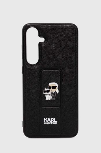 Obal na telefon Galaxy Karl Lagerfeld S24 + S926 černá barva, KLHCS24MGSAKCPK