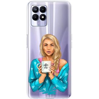 iSaprio Coffe Now pro Blond pro Realme 8i (cofnoblo-TPU3-Rlm8i)