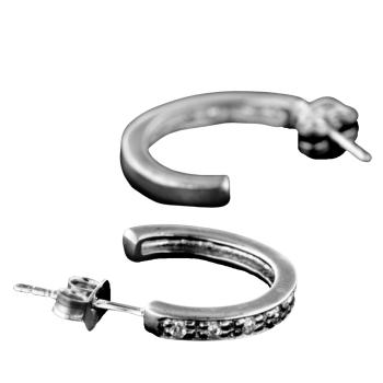 Stříbrné náušnice 14120