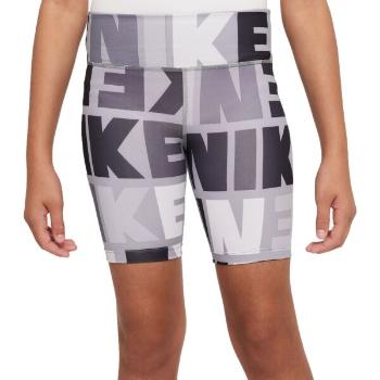 Nike DRI-FIT ONE Dívčí elastické šortky, šedá, velikost