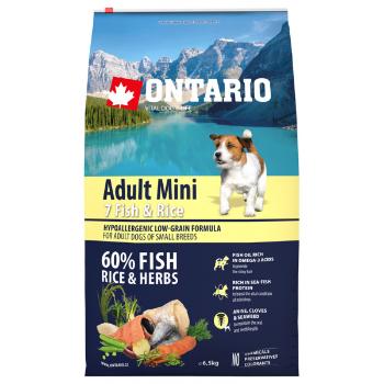 Ontario Adult Mini Fish & Rice 6,5kg