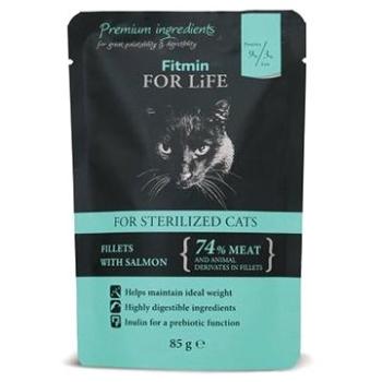 Fitmin For Life Lososová kapsička pro kočky 85 g (8595237015184)