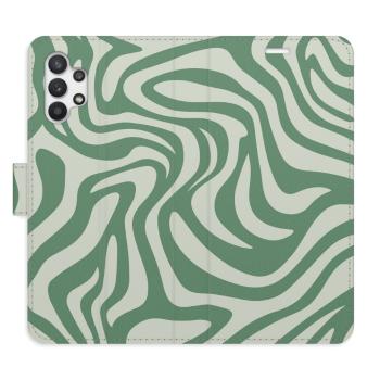 Flipové pouzdro iSaprio - Zebra Green 02 - Samsung Galaxy A32