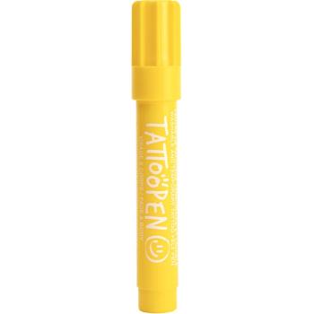 Nailmatic Tattoo Pen tetovací pero na obličej a tělo Yellow 1 ks