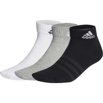 adidas ANKLE 3P Kotníkové ponožky, černá, velikost