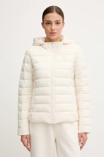 Guess rövid kabát SOLID bézs, átmeneti, V4YL04 WF3X0