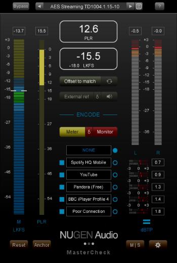 Nugen Audio MasterCheck (Digitální produkt)