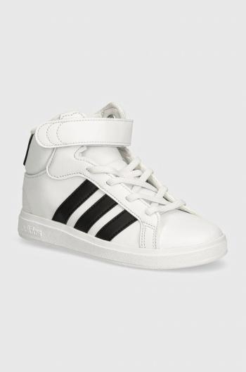 Dětské sneakers boty adidas GRAND COURT MID bílá barva, IE3862