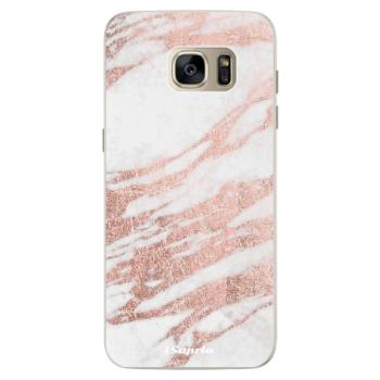 Silikonové pouzdro iSaprio - RoseGold 10 - Samsung Galaxy S7 Edge