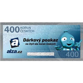 Elektronický dárkový poukaz Alza.cz na nákup zboží v hodnotě 400 Kč