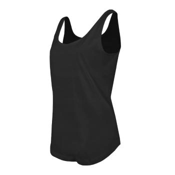 Mantis Volné dámské bavlněné tílko - Černá | 2XL