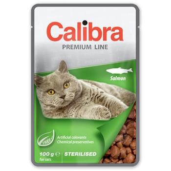 Calibra Premium Cat Sterilised kapsička Losos 100 g (8594062084822)