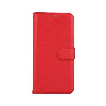 TopQ Xiaomi Redmi Note 10 knížkové červené s přezkou 59914 (Sun-59914)