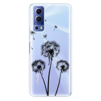 Odolné silikonové pouzdro iSaprio - Three Dandelions - black - Vivo Y52 5G