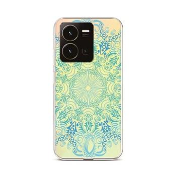 TopQ Kryt Vivo Y35 Blue Mandala 86027 (86027)