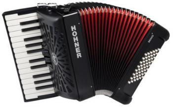 Hohner Bravo II 48 Klávesový akordeon Black