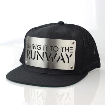 Karl Alley Runaway Mesh Snapback Black Silver - UNI