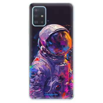 Odolné silikonové pouzdro iSaprio - Neon Astronaut - Samsung Galaxy A51