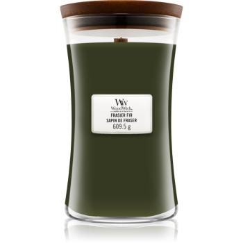 Woodwick Frasier Fir vonná svíčka s dřevěným knotem 609.5 g