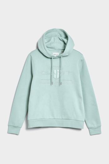 MIKINA GANT REG TONAL SHIELD HOODIE IBIZA BLUE