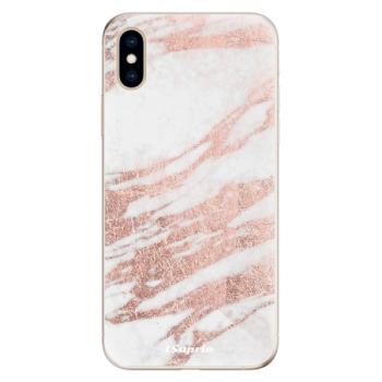 Odolné silikonové pouzdro iSaprio - RoseGold 10 - iPhone XS